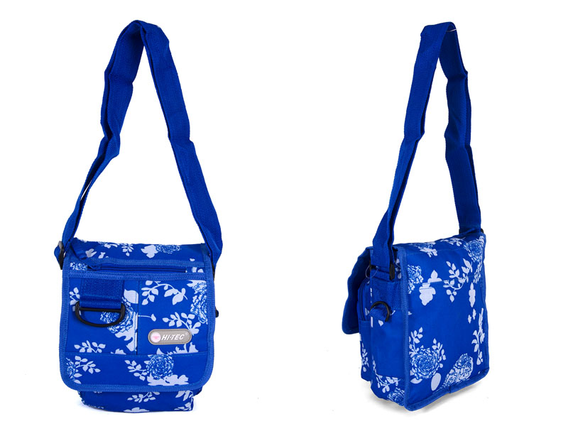(image for) HT-1041 BLUE FLOWER PRINT XSHOLDER BAG